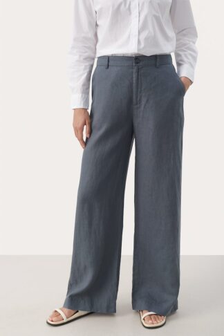 Ninnes Linen Pants (Grey)