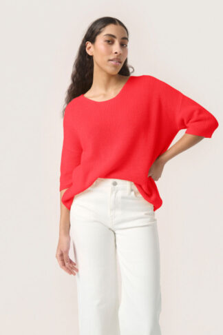 Tuesday Spring Knit (Hot Coral)
