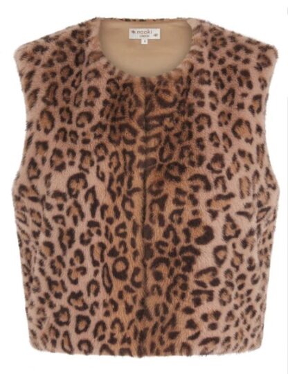 Edelweiss Gilet (Natural Leopard) - Image 5