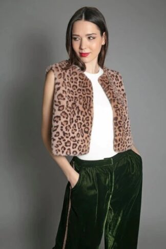 Edelweiss Gilet (Natural Leopard)