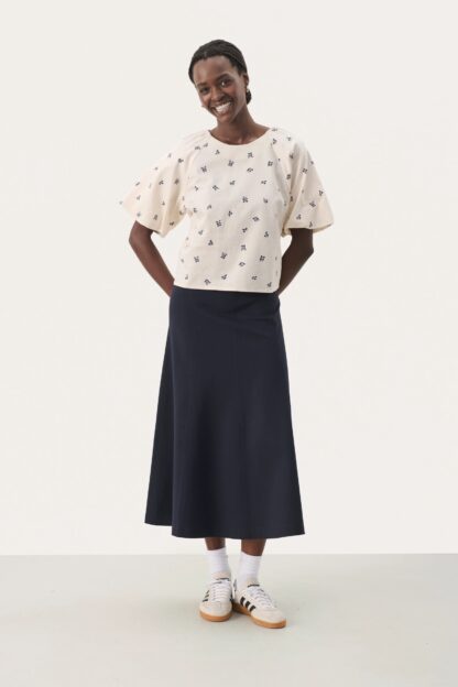 Estermarine Blouse (Navy Flower) - Image 7