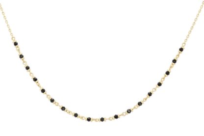 Panacea Black Spinel Gemstone Necklace