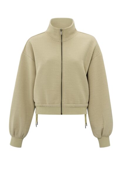 Ribbed Jersey Jacket with Side Ties - Image 3