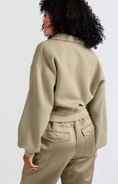 Ribbed Jersey Jacket with Side Ties - Image 9