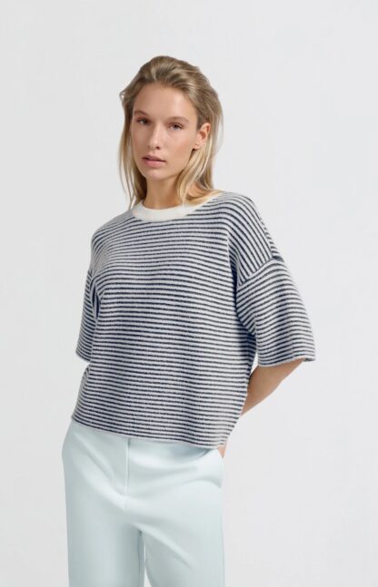 Striped Fluffy Top