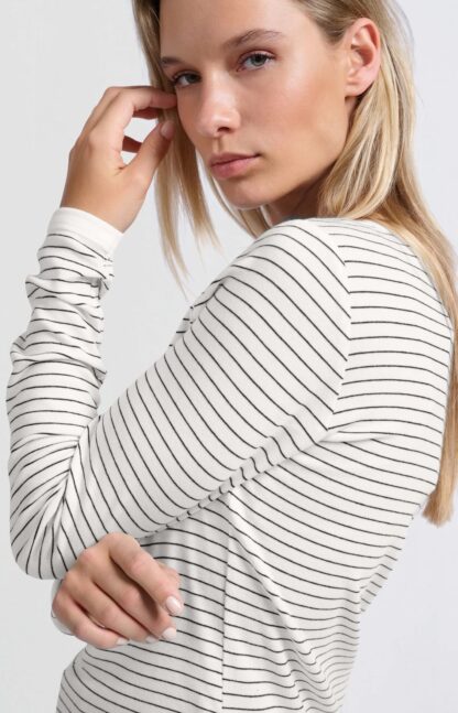 Striped Top with Long Sleeve