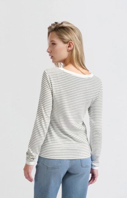 Striped Top with Long Sleeve - Image 4