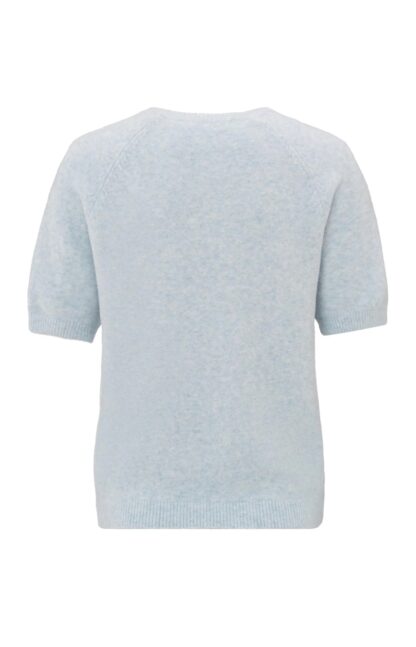 Sweater with Short Raglan Sleeve (Soft Blue) - Image 4