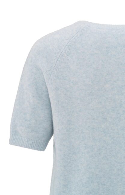 Sweater with Short Raglan Sleeve (Soft Blue) - Image 2