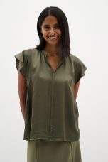 Kaali Blouse (Dusty Olive)