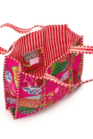 Serendipidy Cotton Bag (Tropical Fuschia)