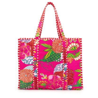 Serendipidy Cotton Bag (Tropical Fuschia) - Image 5