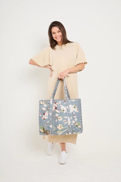 Serendipity Cotton Bag (Grey Meadow) - Image 3