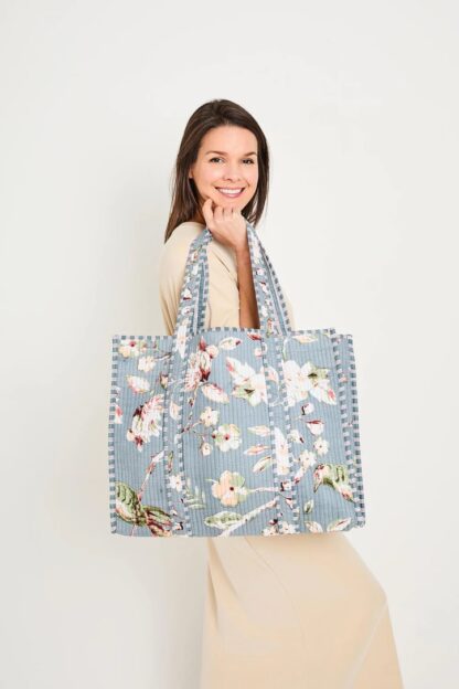 Serendipity Cotton Bag (Grey Meadow)